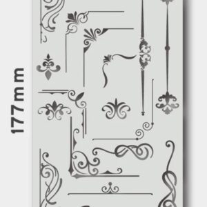 和諧粉彩專用不銹鋼薄消字板 (A807)