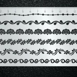 和諧粉彩專用不銹鋼薄消字板 (D8041)