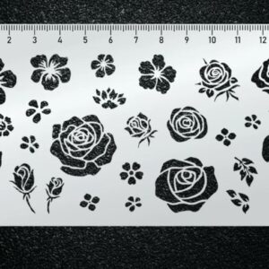 和諧粉彩專用不銹鋼薄消字板 (D8035)