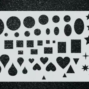 和諧粉彩專用不銹鋼薄消字板 (D8022)