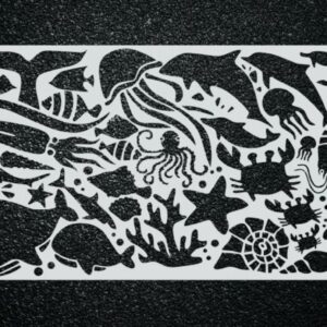 和諧粉彩專用不銹鋼薄消字板 (D8076)