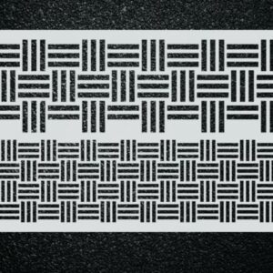 和諧粉彩專用不銹鋼薄消字板 (D8071)