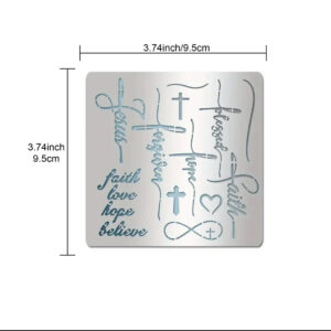 和諧粉彩專用不銹鋼薄消字板 (HK-002)