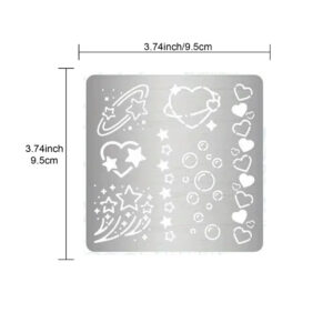 和諧粉彩專用不銹鋼薄消字板 (HK-003)
