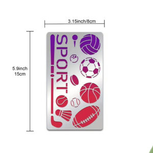 和諧粉彩專用不銹鋼薄消字板 (HK-006)