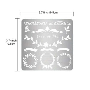 和諧粉彩專用不銹鋼薄消字板 (HK-010)