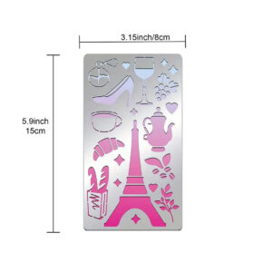 和諧粉彩專用不銹鋼薄消字板 (HK-011)