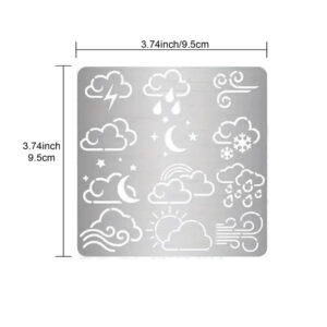 和諧粉彩專用不銹鋼薄消字板 (HK-019)