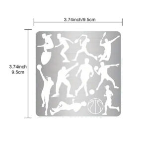 和諧粉彩專用不銹鋼薄消字板 (HK-026)