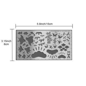 和諧粉彩專用不銹鋼薄消字板 (HK-035)