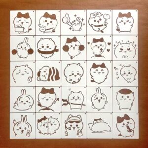 和諧粉彩專用 消字板 chiikawa系列 全套25款